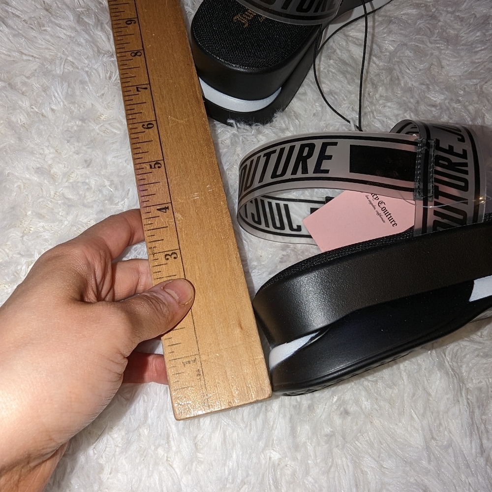 Nwt Juicy couture black lMANY sandals - Picture 7 of 13